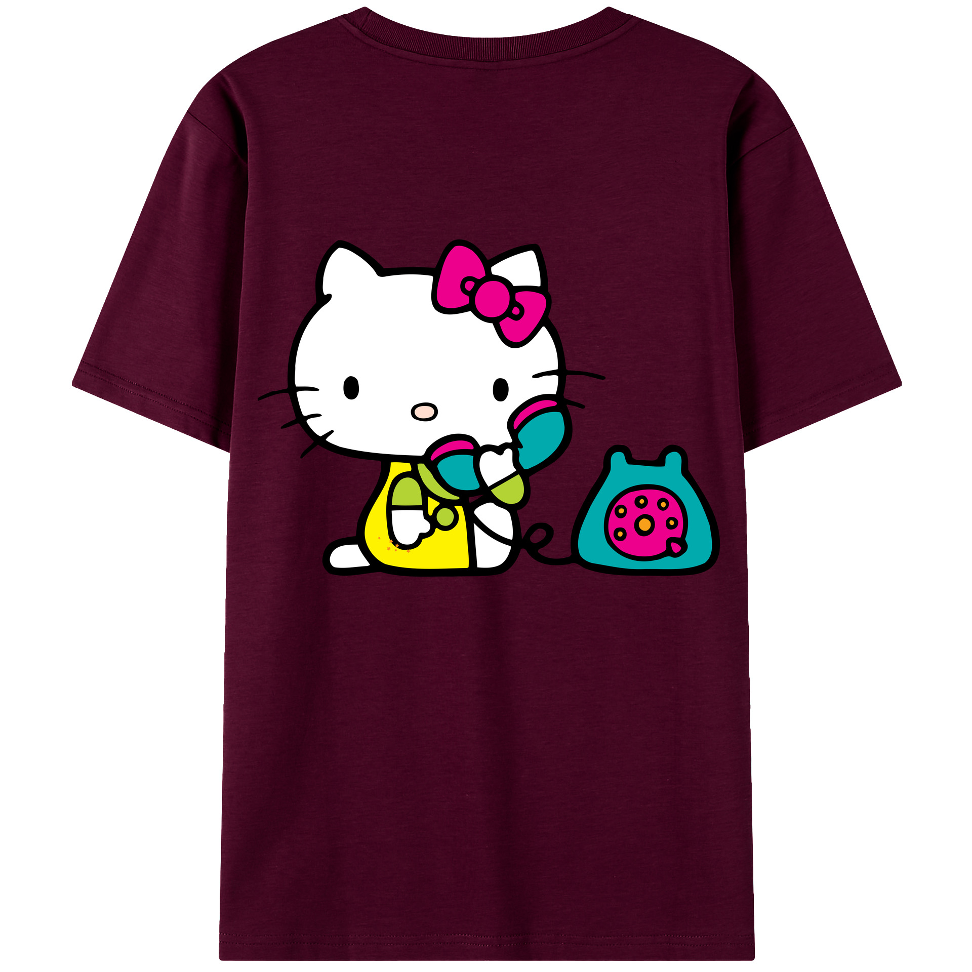 （画像用） Hello Kitty ハローキティ レディース半袖Tシャツ(バックプリント)